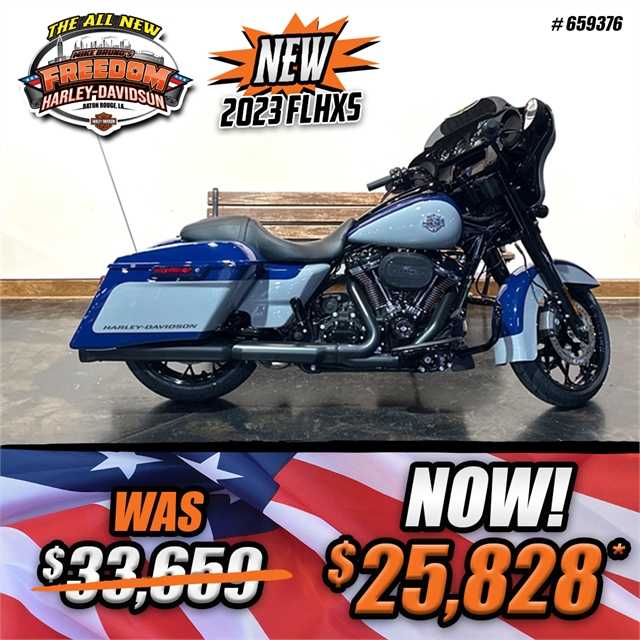 2023 Harley-Davidson Street Glide Special FLHXS - Two-Tone Bright Billiard Blue / Billiard Gray - Black Finish