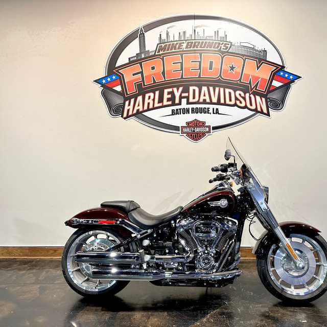 2022 Harley-Davidson Fat Boy 114 FLFBS - MDNT CRMSON/BLK W/PS